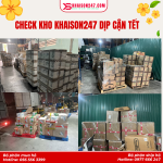 Check Kho Khaison247 Dịp Cận Tết: Không Khí Nhộn Nhịp, Đơn Hàng Về Liên Tục
