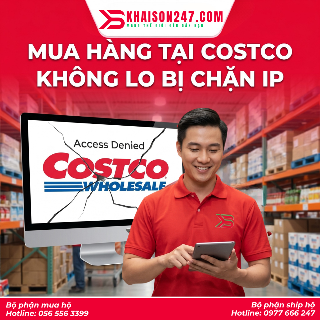 Lỗi chặn IP Access Denied khi truy cập Costco