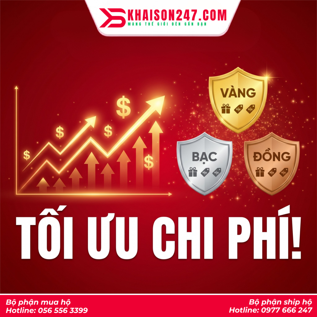 Quyền lợi Hạng Vàng và Bạc hỗ trợ doanh nghiệp giảm chi phí nhập hàng