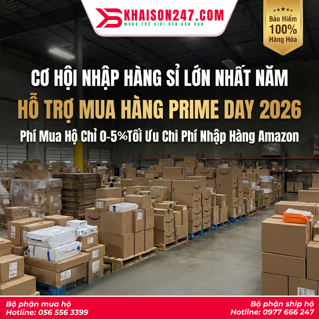 Prime Day 2026 mua hộ hàng Amazon về Việt Nam