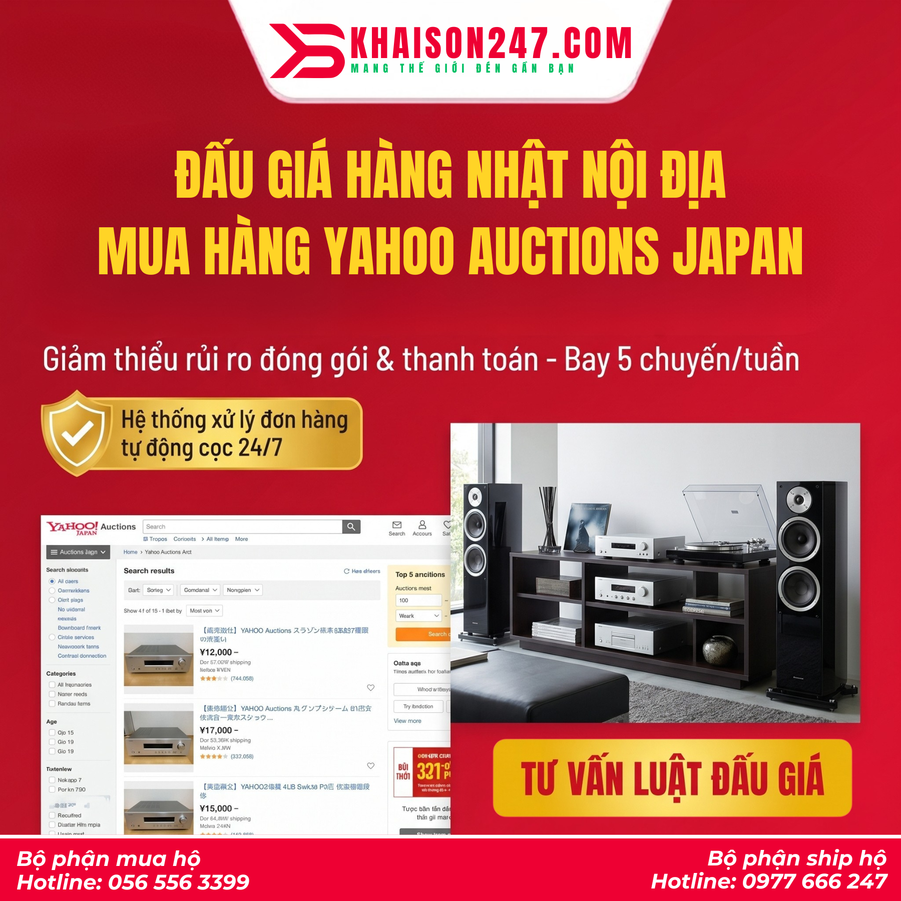 Mua hộ Yahoo Auctions Việt Nam đấu giá Nhật Bản