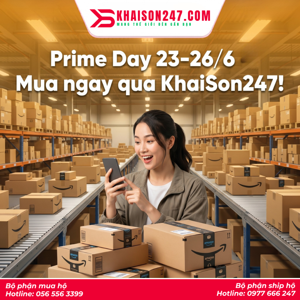 Amazon Prime Day 2026 ngày nào mua hộ từ Việt Nam KhaiSon247 