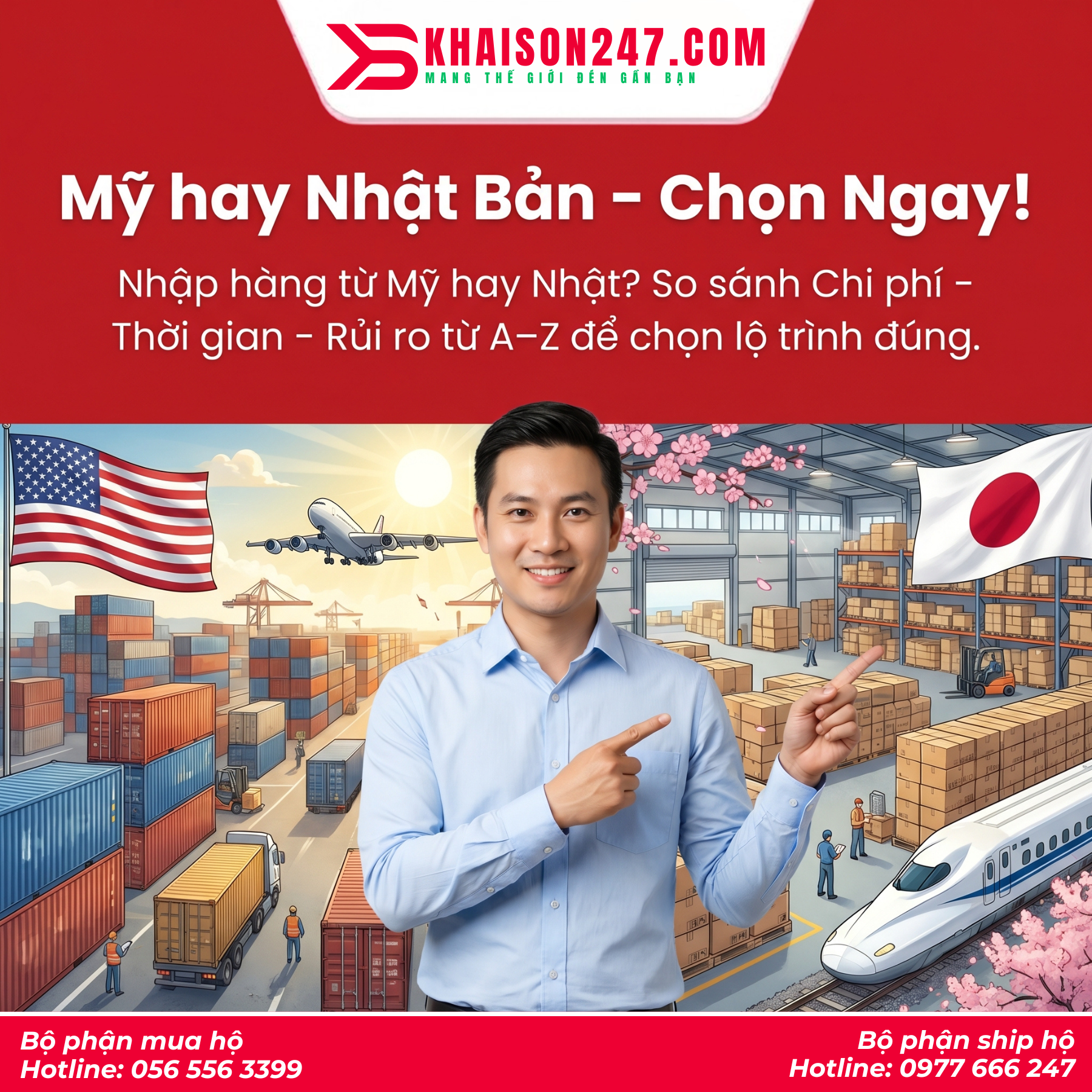 kho KhaiSon247 tại Mỹ Oregon và Nhật Chiba